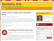 Tablet Screenshot of geometricarts.com